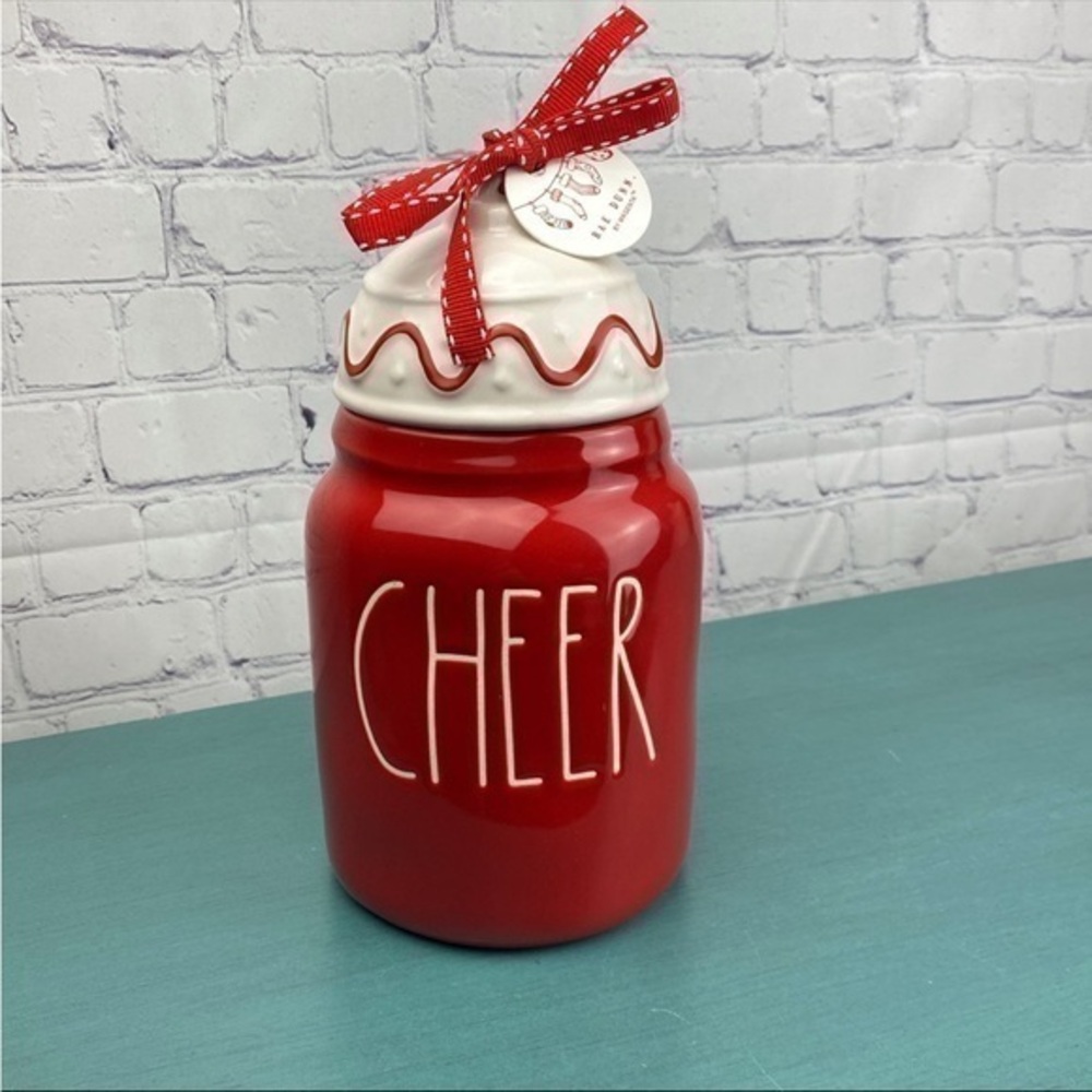 NWT Rae dunn cheer canister ornament‎ Christmas